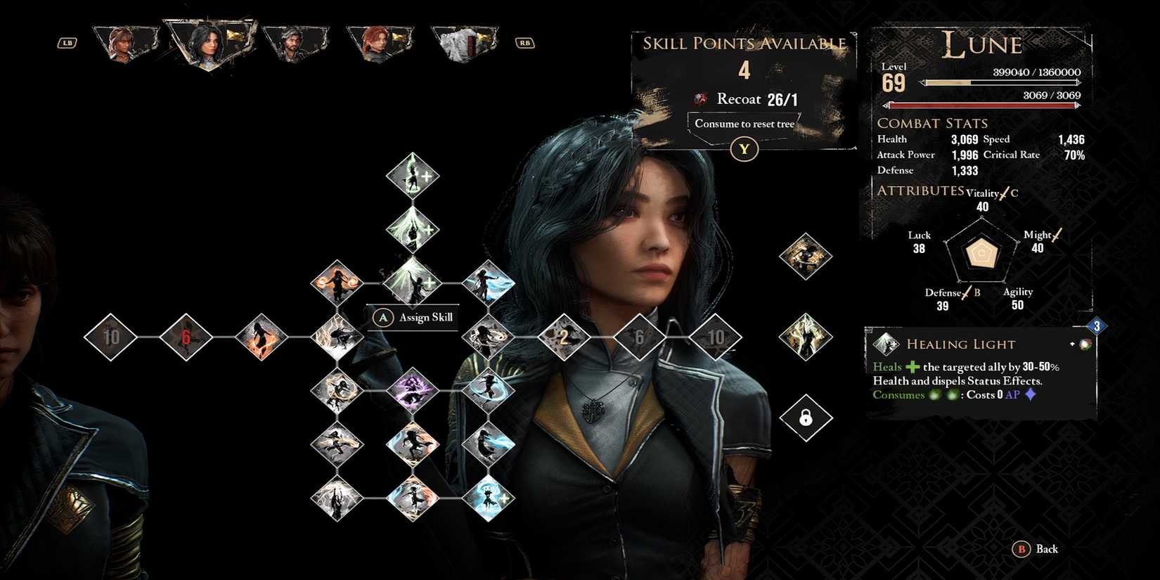 Healing Light in Clair Obscur Expedition 33