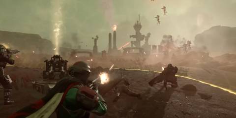 Helldivers 2 Automaton Bot Drop