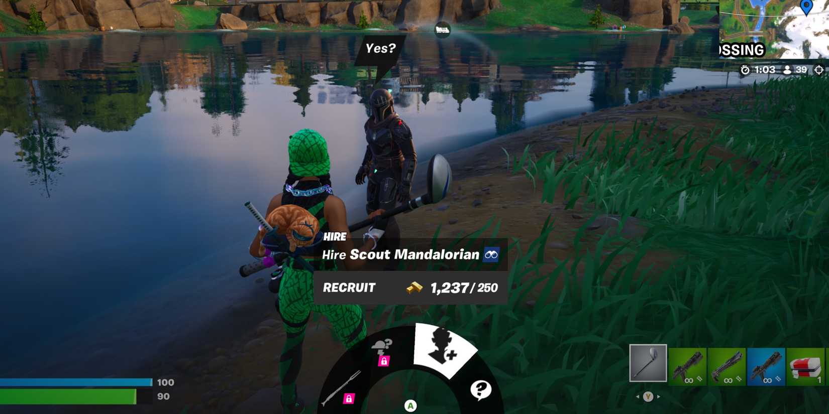 hire mandalorian fortnite