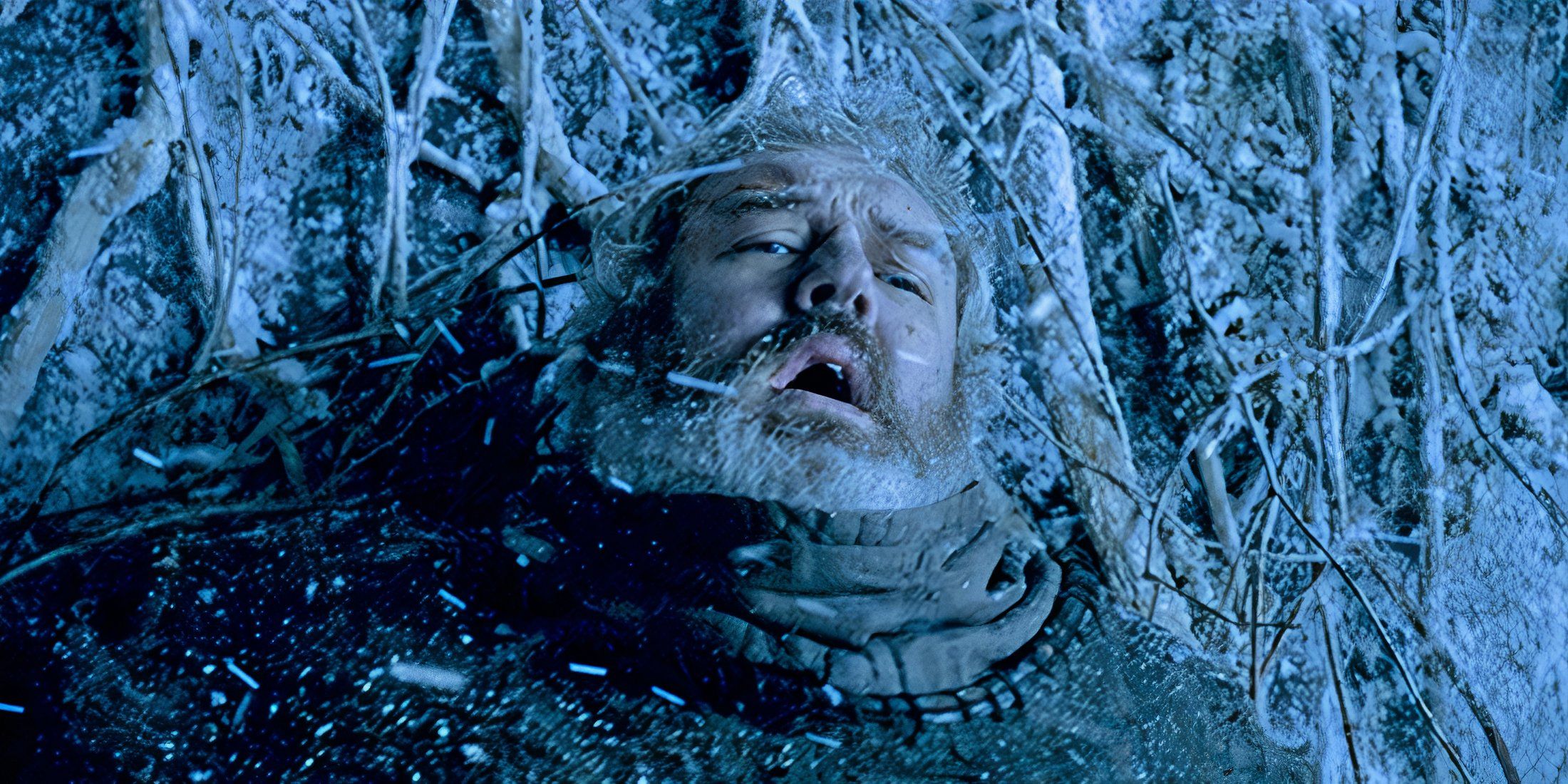 Hodor holding the door, eventually leading to his death in Game of Thrones