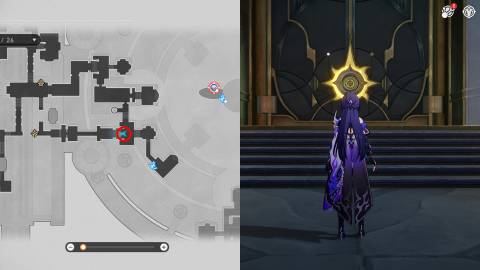 Honkai Star Rail Fortress of Dome Eye of Twilight Golden Scapegoat Puzzle 1