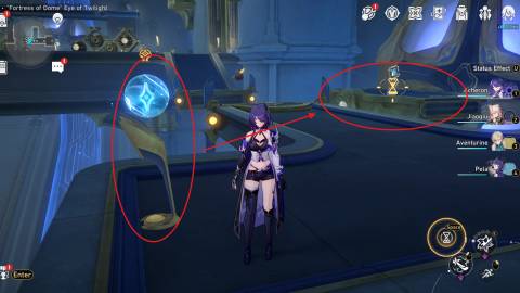 Honkai Star Rail Fortress of Dome Eye of Twilight Golden Scapegoat Puzzle 2