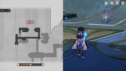 Honkai Star Rail Treasure Chests and Spirithief Locations in Fortress of Dome Eye of Twilight 10