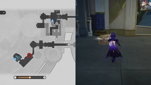 Honkai Star Rail Treasure Chests and Spirithief Locations in Fortress of Dome Eye of Twilight 15