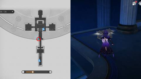 Honkai Star Rail Treasure Chests and Spirithief Locations in Fortress of Dome Eye of Twilight 2