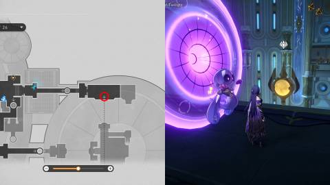Honkai Star Rail Treasure Chests and Spirithief Locations in Fortress of Dome Eye of Twilight 31
