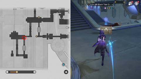 Honkai Star Rail Treasure Chests and Spirithief Locations in Fortress of Dome Eye of Twilight 6