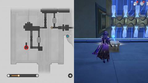 Honkai Star Rail Treasure Chests and Spirithief Locations in Fortress of Dome Eye of Twilight 7