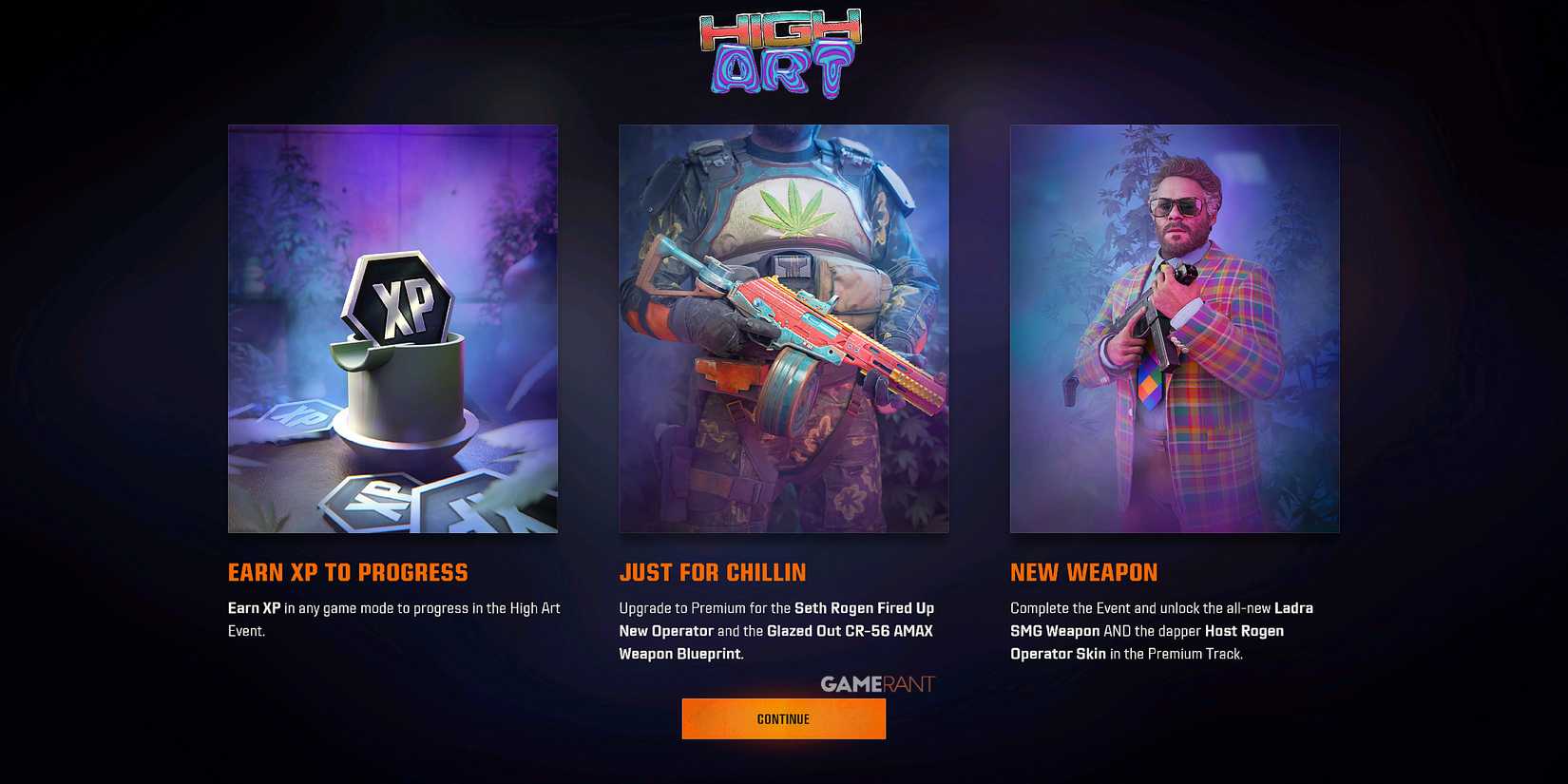 how does the High Art Event work in Black Ops 6