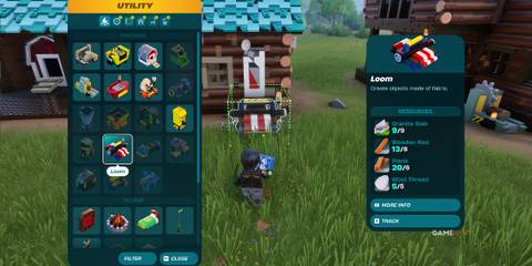 how to build a Loom in LEGO Fortnite Odyssey