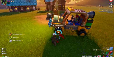 how to build steerable and powered wheels in LEGO Fortnite Odyssey - 2 