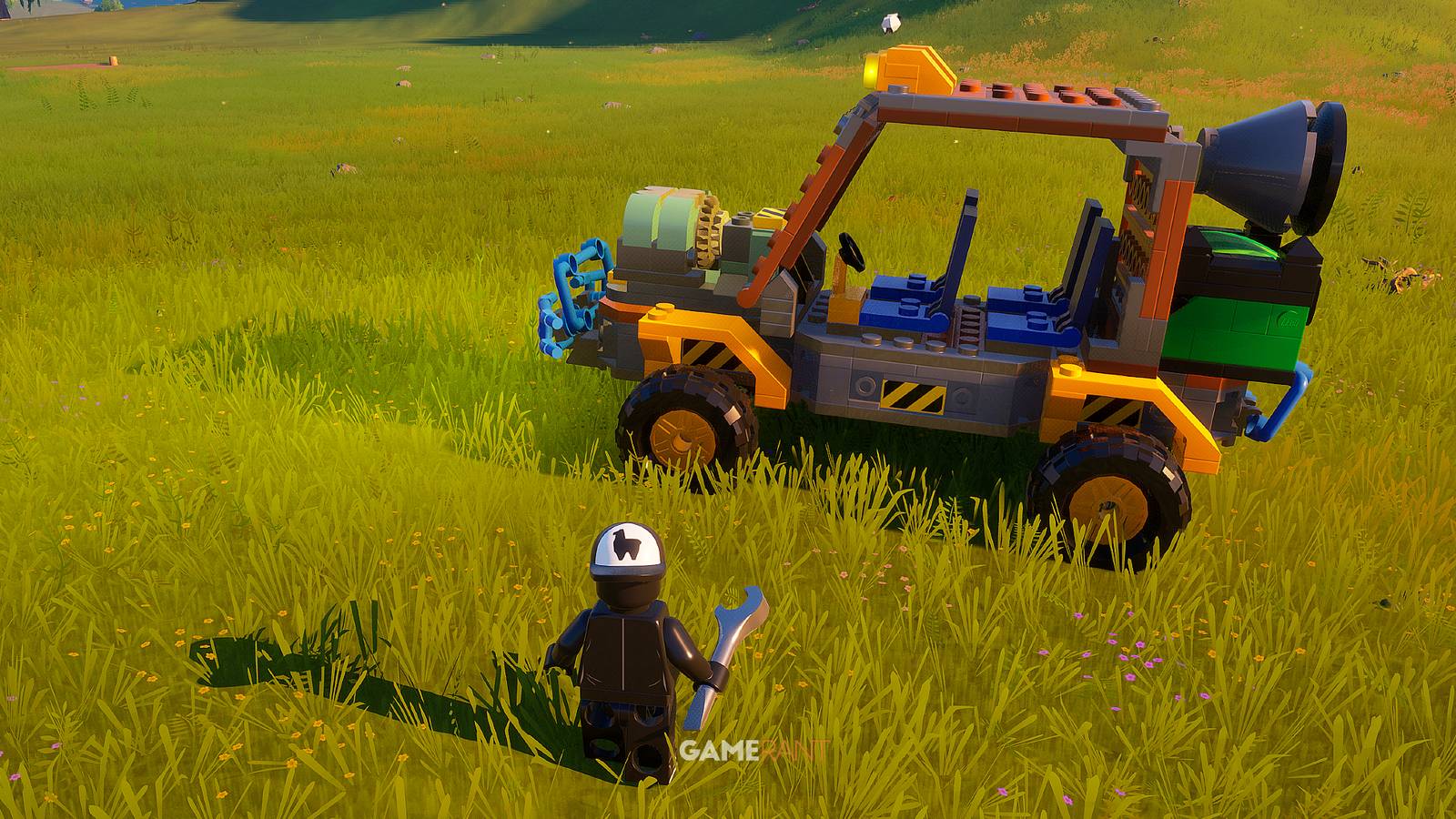 How To Build Steerable & Powered Wheels In LEGO Fortnite Odyssey