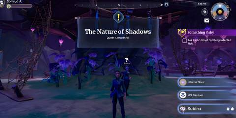 how to complete the nature of shadows quest in palia