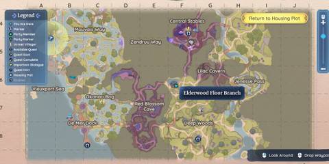 how to find all elderwood furniture locations in palia