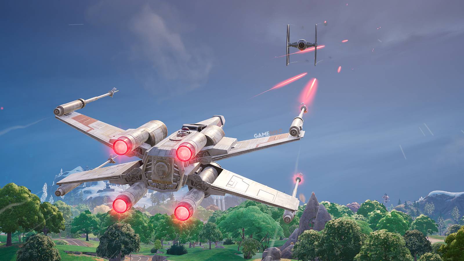 How to Find X-Wings in Fortnite