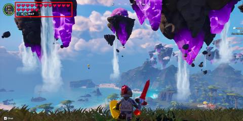 how to get extra hearts in LEGO Fortnite Odyssey