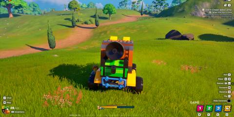 how to use a Driver's Seat in LEGO Fortnite Odyssey