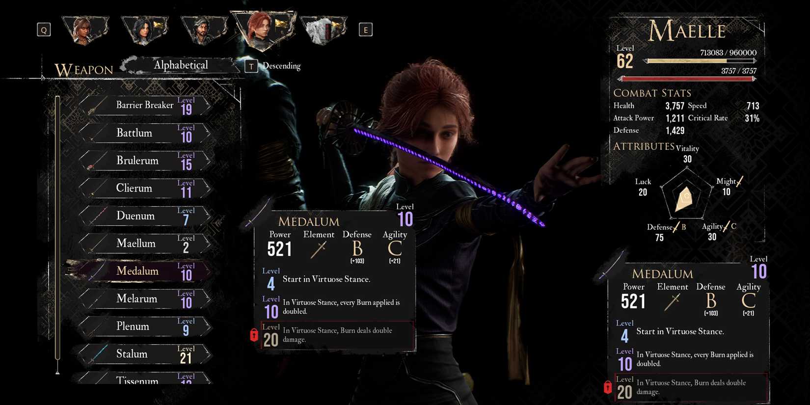 How To use Medalum Weapon In Clair Obscur Expedition 33