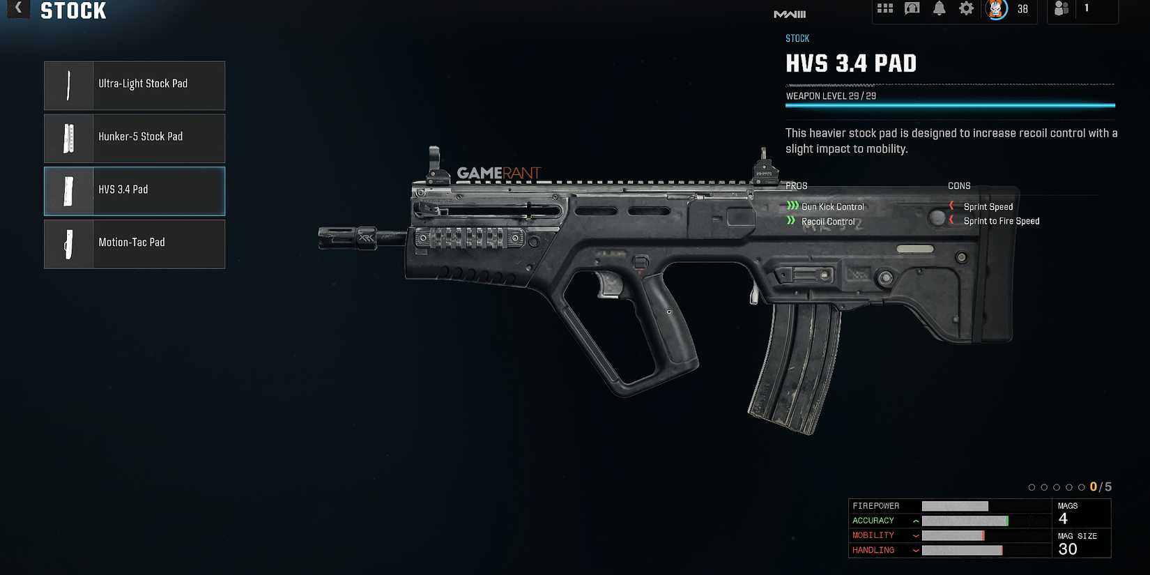 HVS 3.4 Pad in Warzone