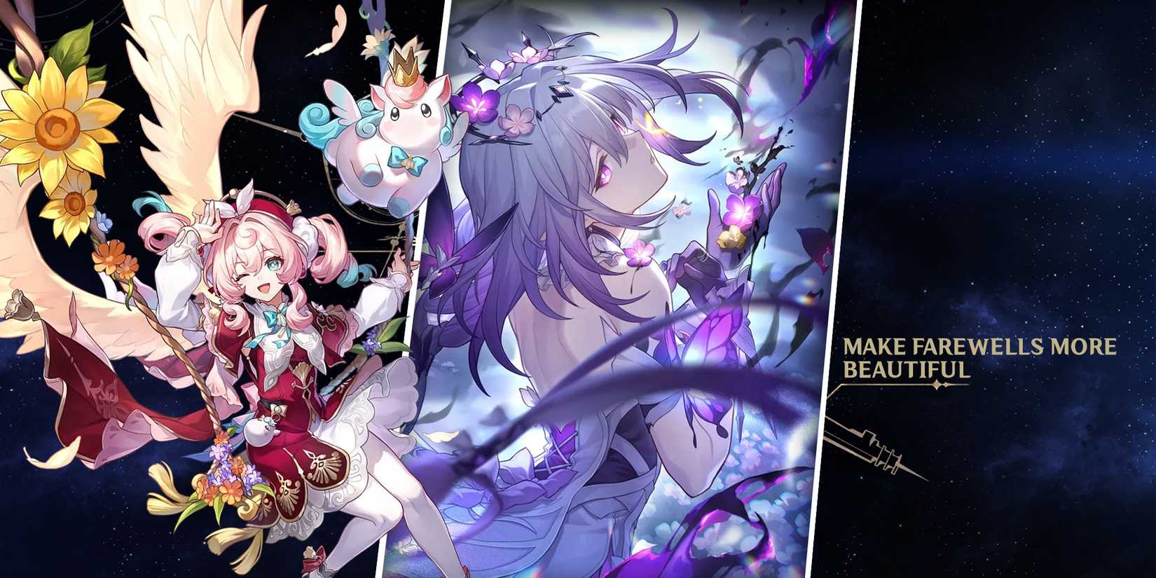 hyacine using make farewells more beautiful light cone in honkai star rail