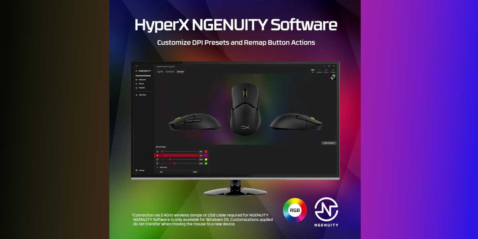 HyperX Pulsefire Saga Pro Wireless Gaming Mouse Software