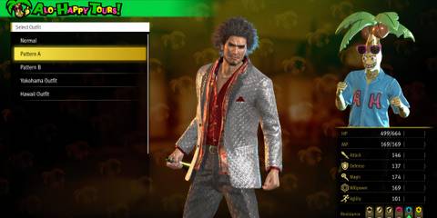 Ichiban dressed in a suit Like A Dragon Infinite Wealth