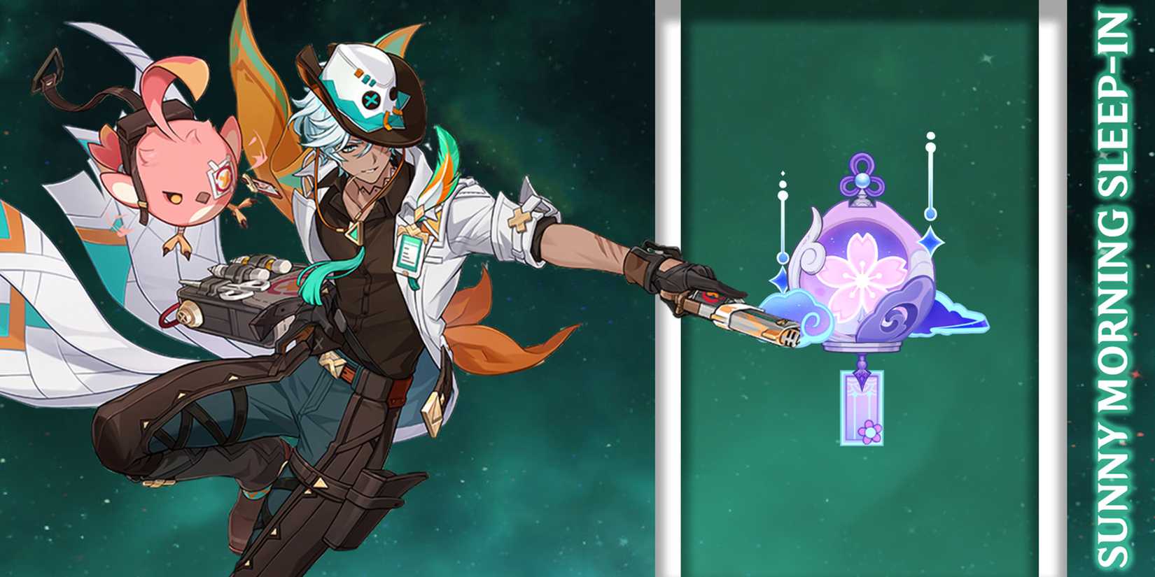 ifa using sunny morning sleep-in weapon in genshin impact