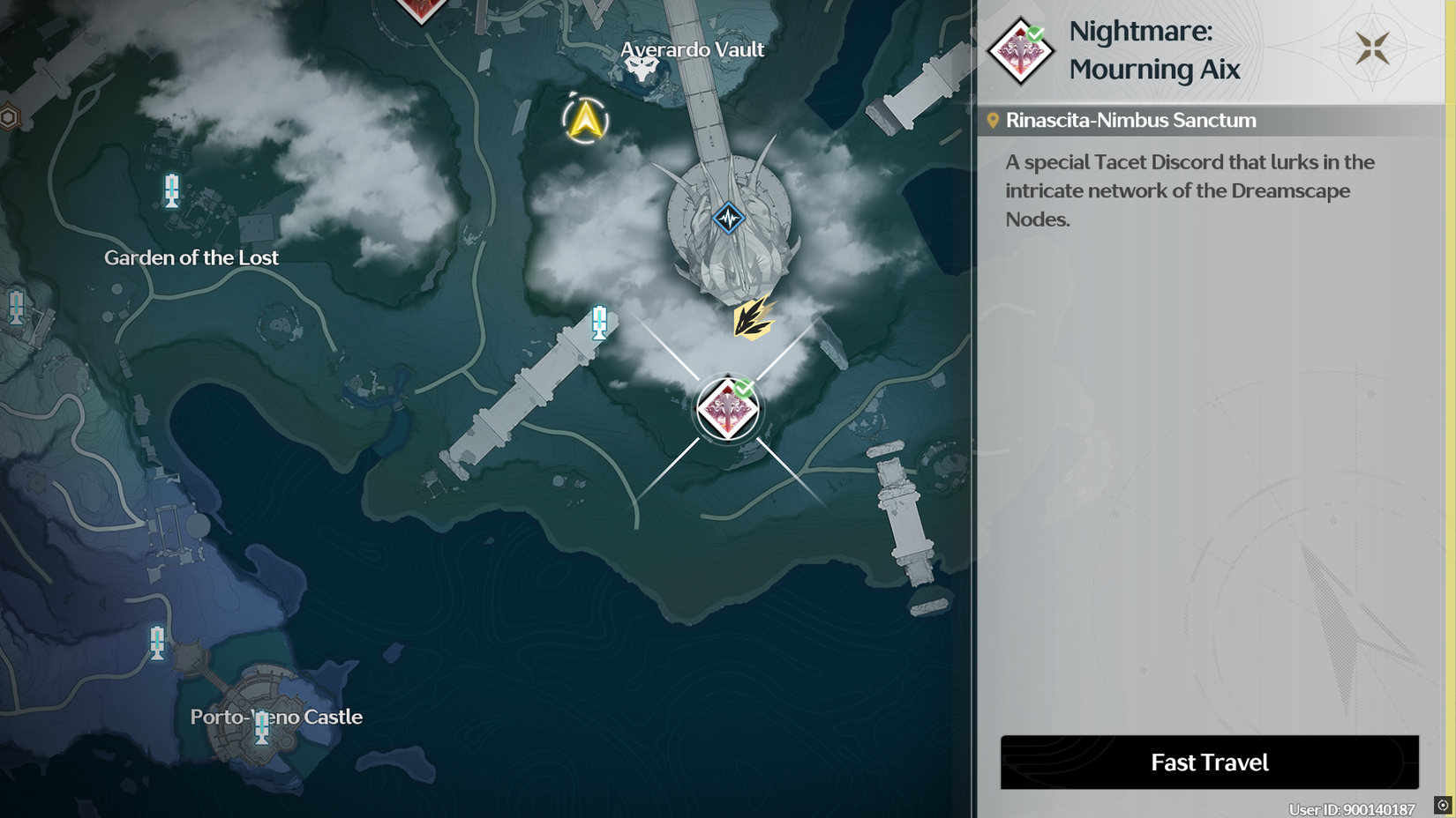 WuWa Nightmare Mourning Aix location