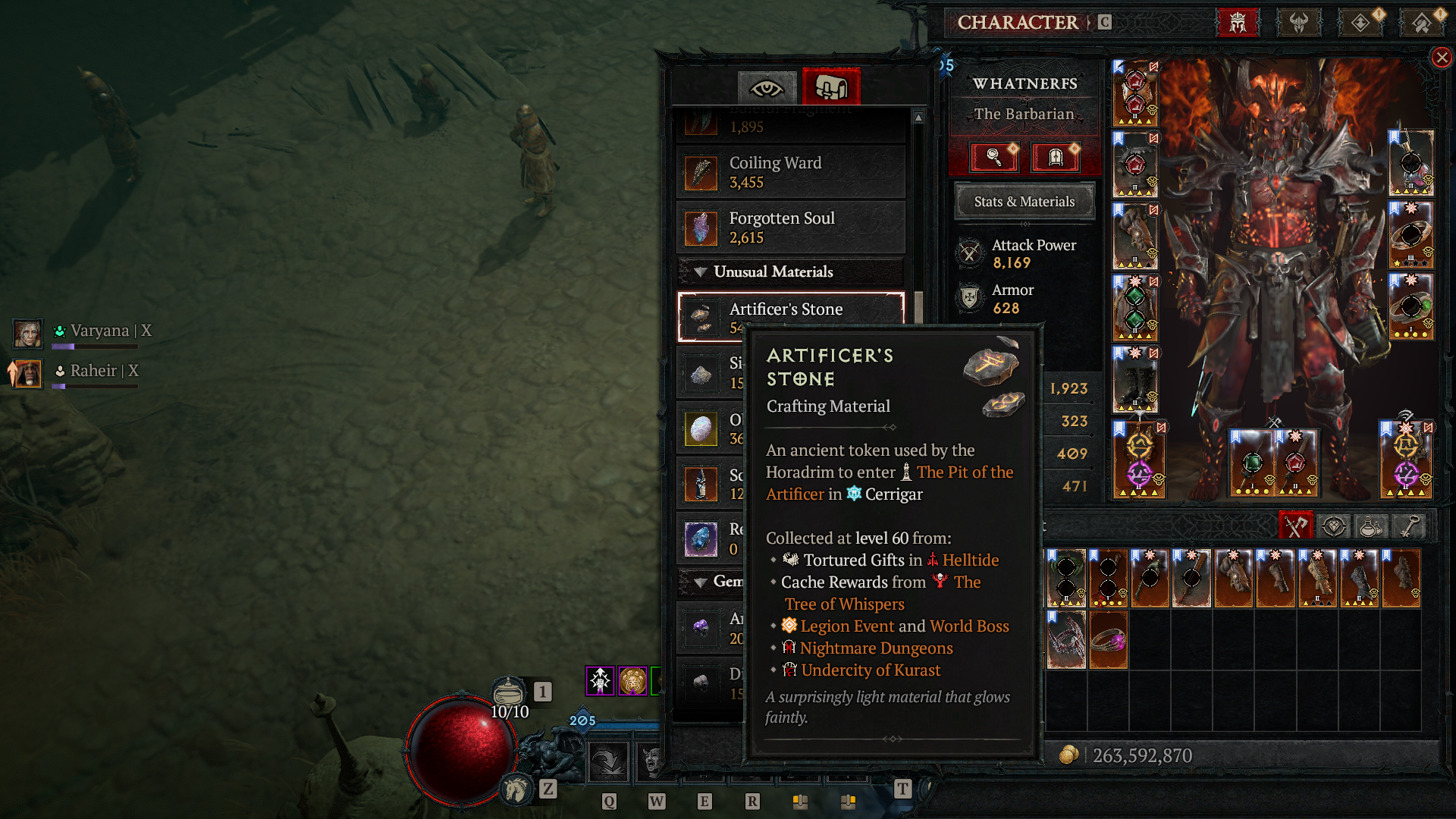 Diablo 4 Artifisher Stones