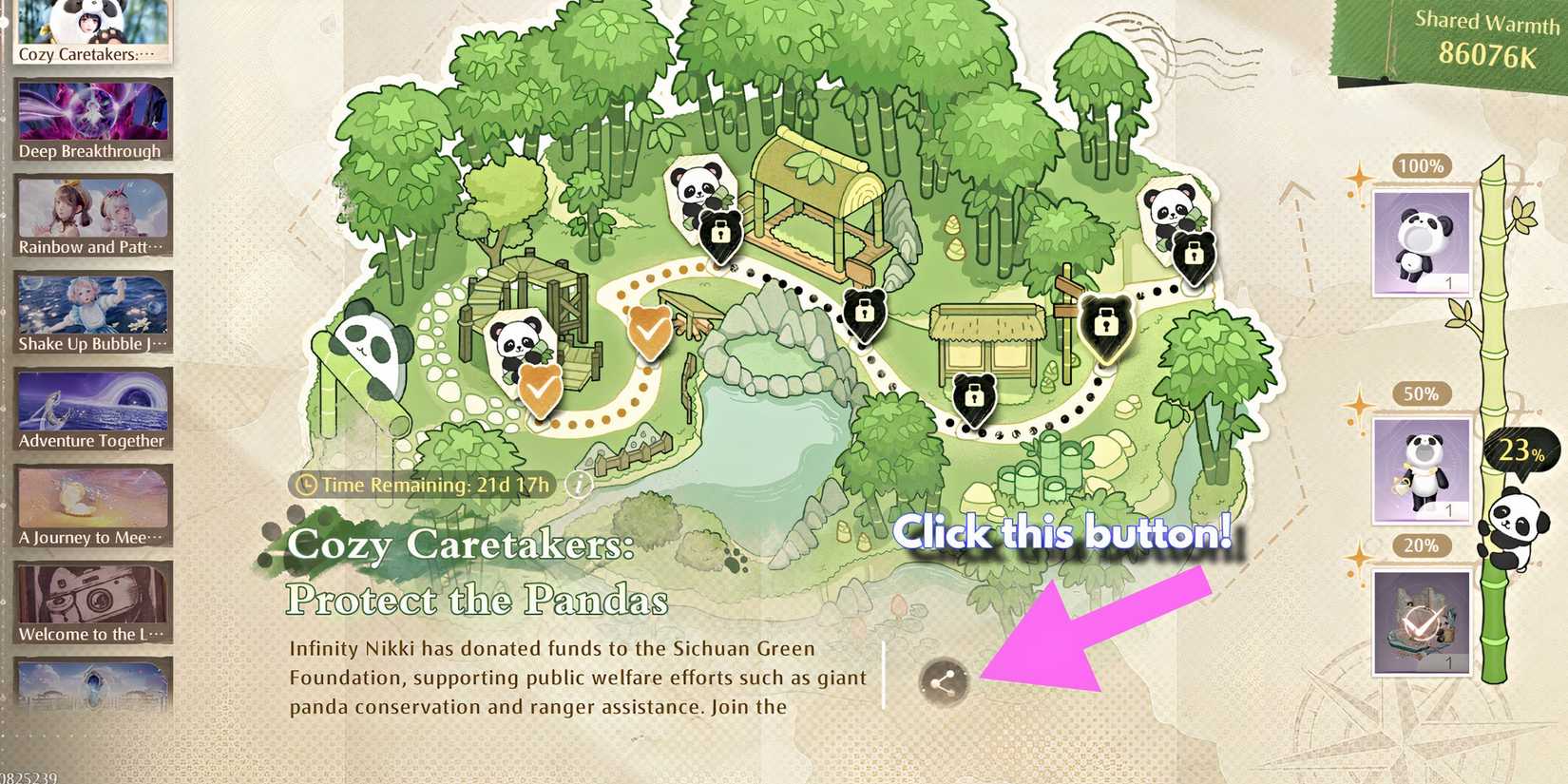 infinity-nikki-cozy-caretaker-share-button