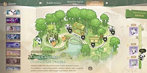 infinity-nikki-cozy-caretakers-challenge-menu