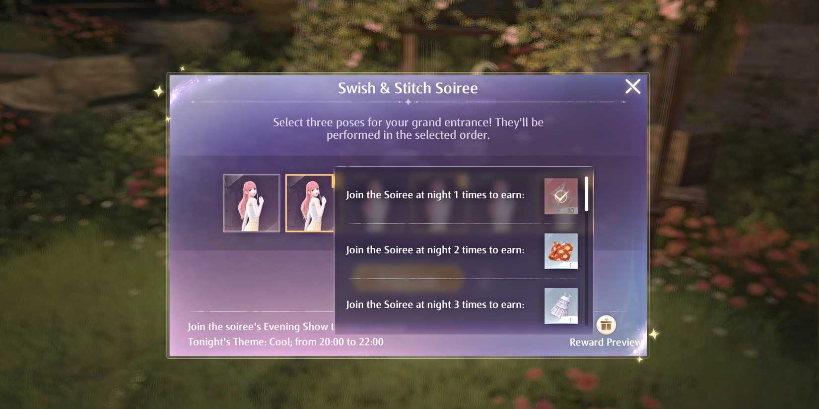 infinity-nikki-swish-and-stitch-soiree-rewards