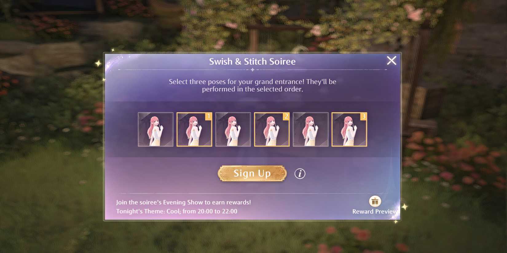 infinity-nikki-swish-and-stitch-soiree-sign-up