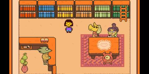 Interacting with a bunch of NPCs - Undertale