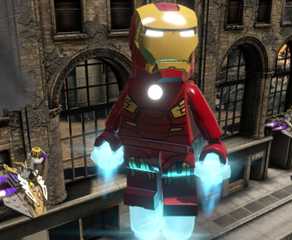 Iron Man Flying in Lego Marvel's Avengers