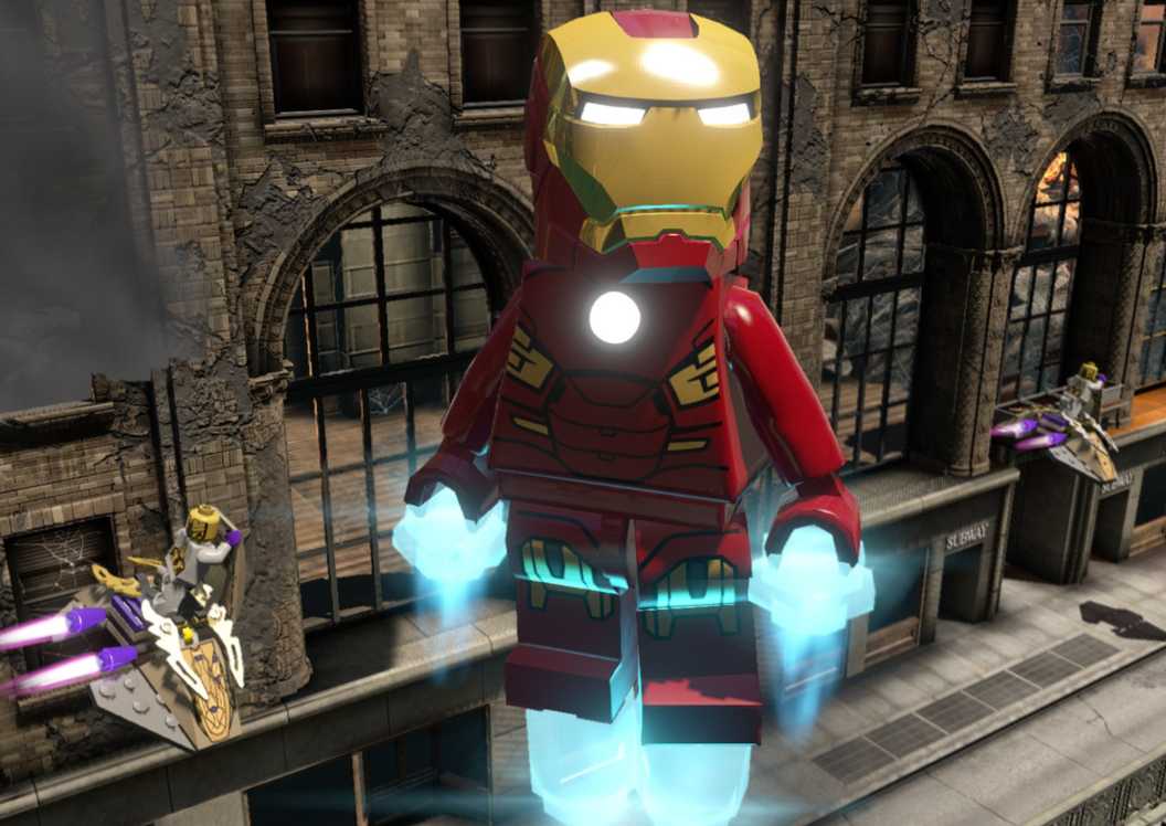 Iron Man Flying in Lego Marvel's Avengers