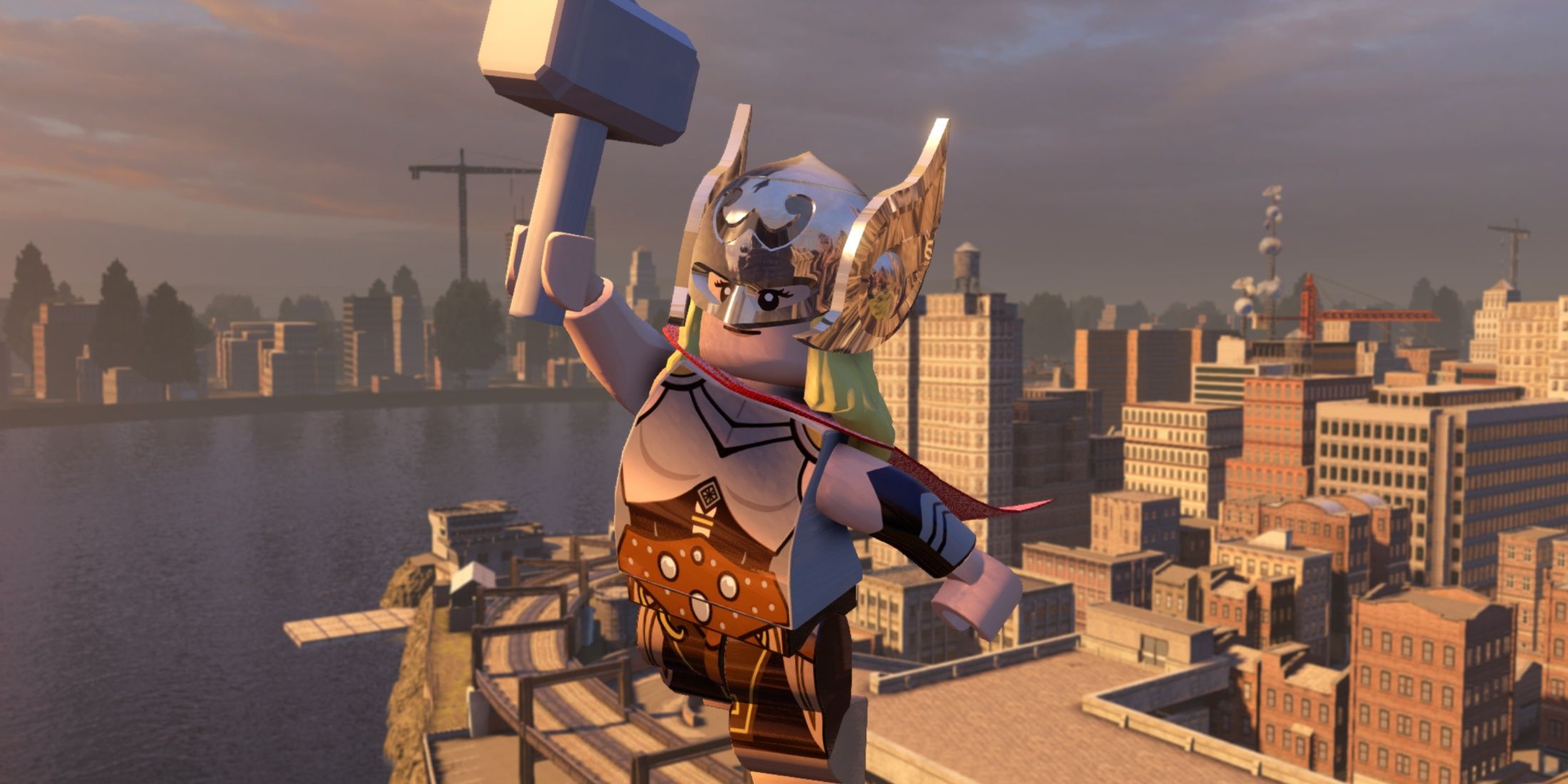 Jane Foster Flying in Lego Marvel's Avengers