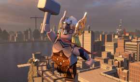 Jane Foster Flying in Lego Marvel's Avengers