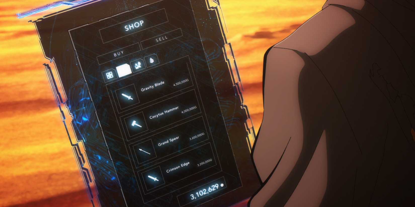 jinwoo looking at shop