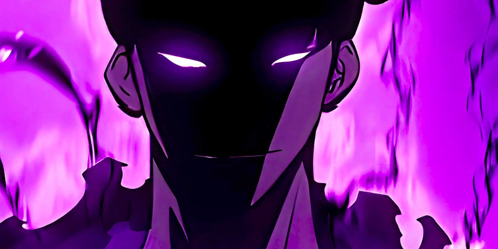 picture: jinwoo in solo leveling manhwa.