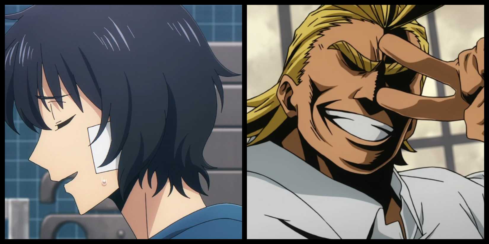 jinwoo versus all might collage