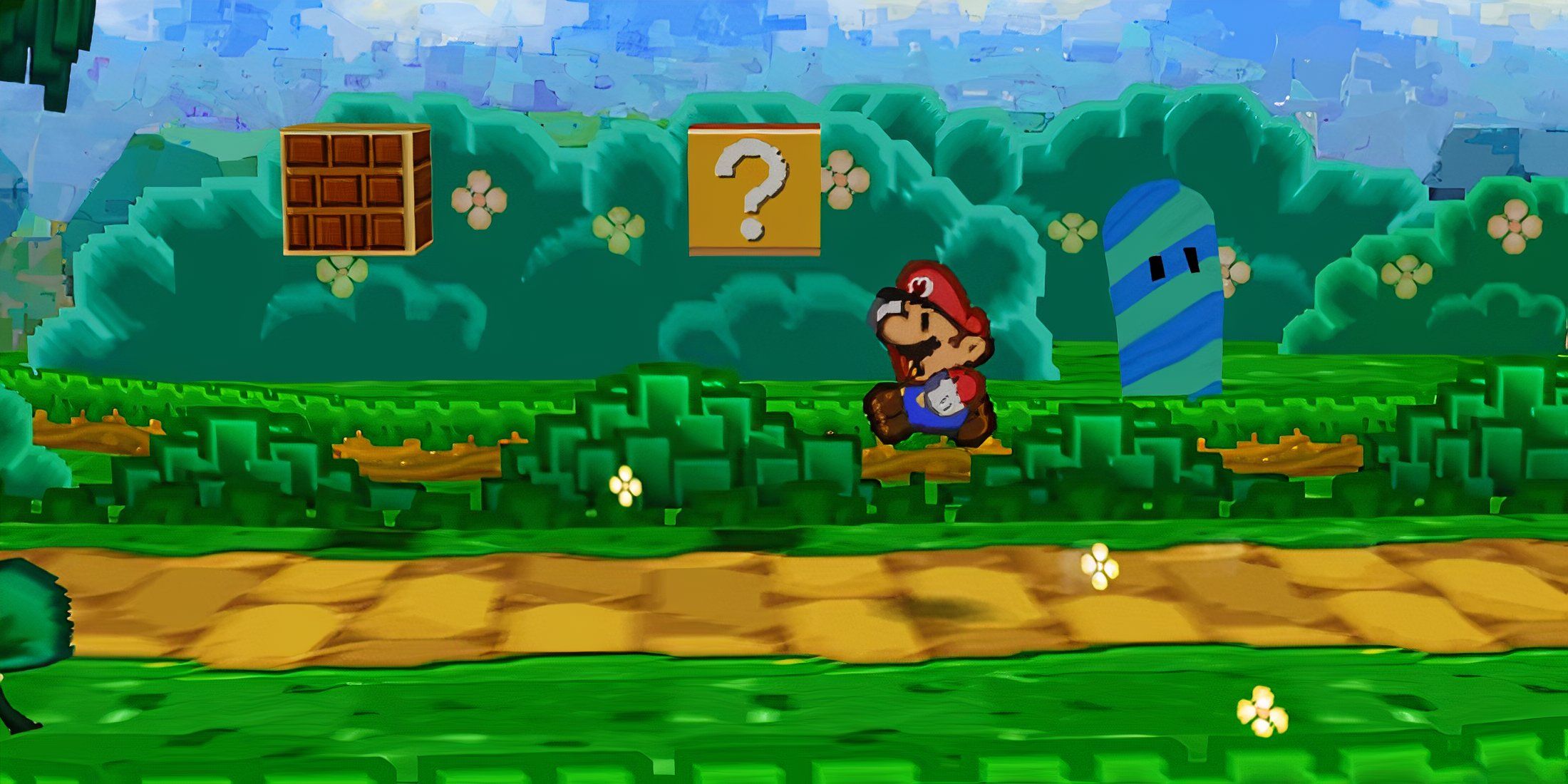 Jumping in Paper Mario (N64)
