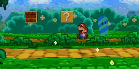 Jumping in Paper Mario (N64)