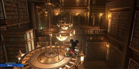 King Mickey exploring Scala ad Caelum - Kingdom Hearts 4