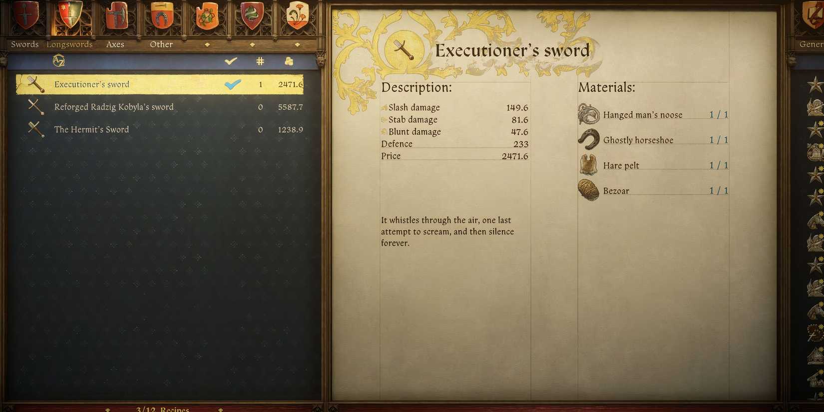 Kingdom Come Deliverance 2 - How to Forge the Executioner's Sword