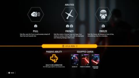 kylo ren abilities