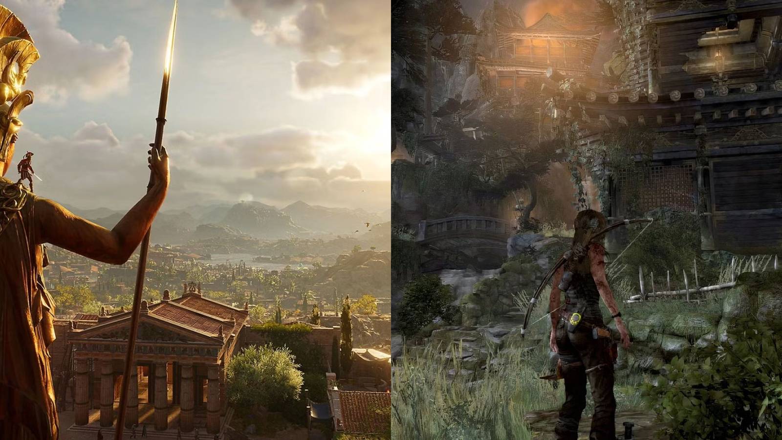 Lara Croft and Kassandra