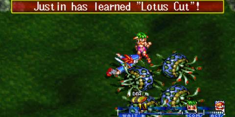 Learning an ability in battle Grandia
