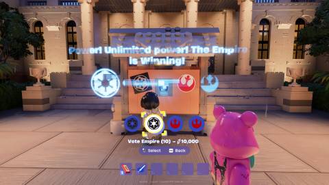 LEGO Fortnite Brick Life Voting Board