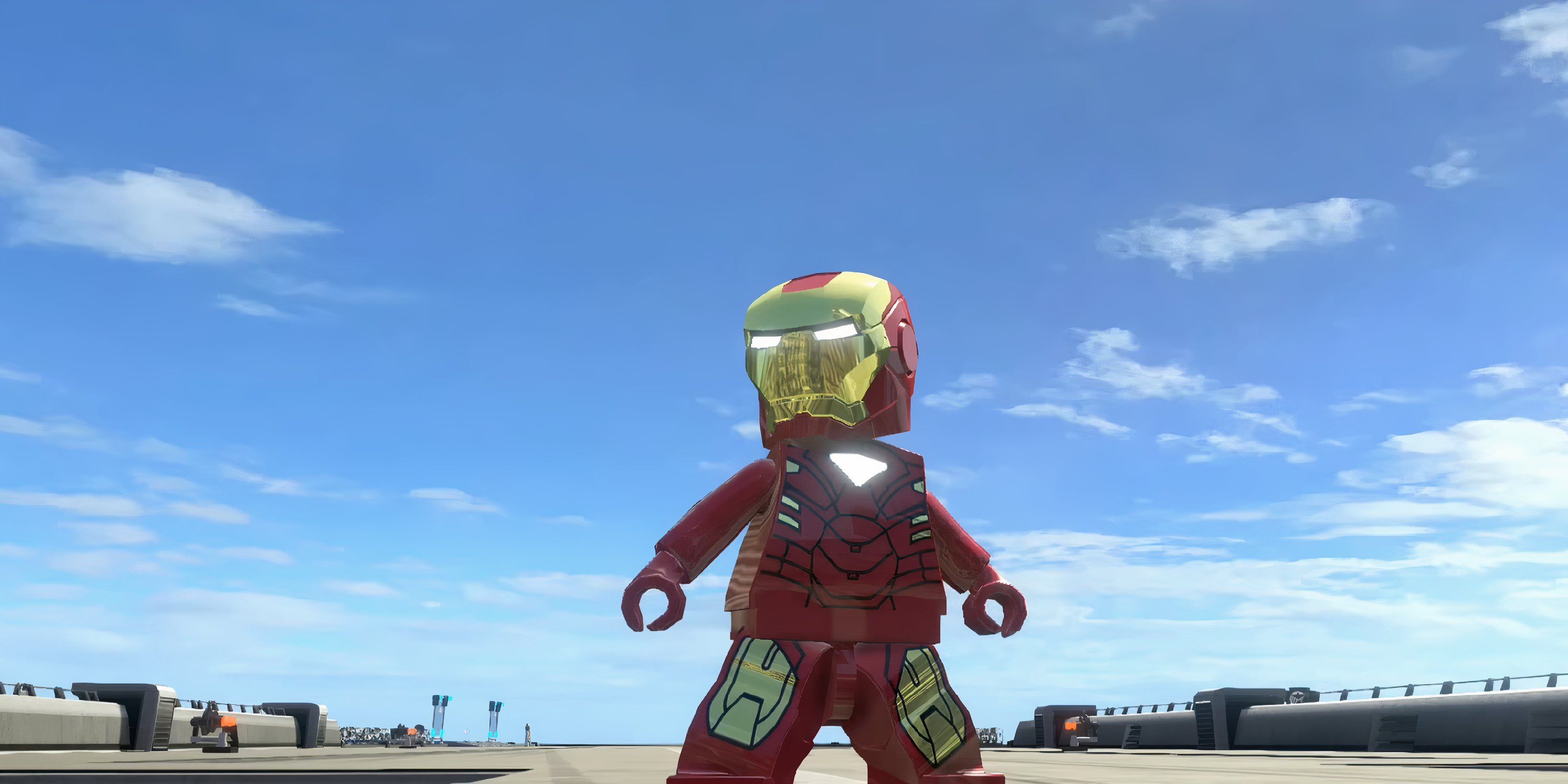 Iron Man on the Helicarrier in LEGO Marvel Super Heroes